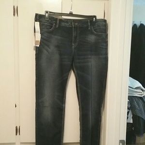 Silver Suki jeans 38W/37L dark high-waisted